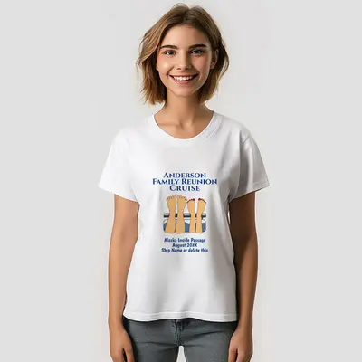 Funny Feet Personalized Family Reunion T-Shirt