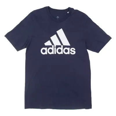 ADIDAS Mens T-Shirt Blue S