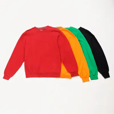 Preloved Solid Crewneck Sweatshirts | Set of 4 | Size: 2XL