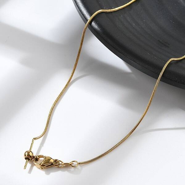 304 Stainless Steel Snake Chain Necklace for Women
