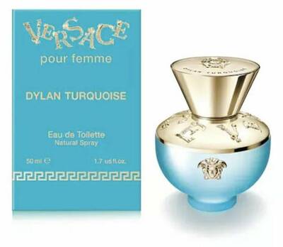 Versace Dylan Blue Turquoise Perfume for Women - Eau de Toilette Spray 1.7 oz