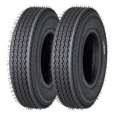 Garvee 4.80-8 6PR Trailer Tires, 2-Pack Trailer Radial Tires, Load Range C, Spoke Wheel,Suitable for All Kinds of Small and L...