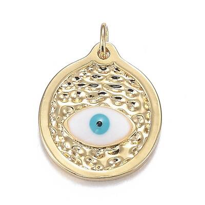 Brass Enamel Pendants