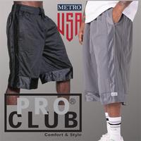 PRO CLUB Mesh Basketball Shorts Premium 100% Polyester, Heavyweight Long, Multiple colors and sizes