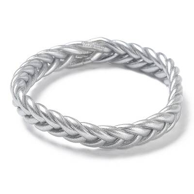 Sparkling Plastic Cord Braided Stretch Bracelets