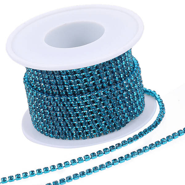 1 Roll Electrophoresis Iron Rhinestone Strass Chains