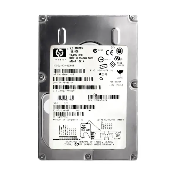 271837-024 HP 146GB Ultra-320 SCSI 10000 3.5-inch Hard Drive