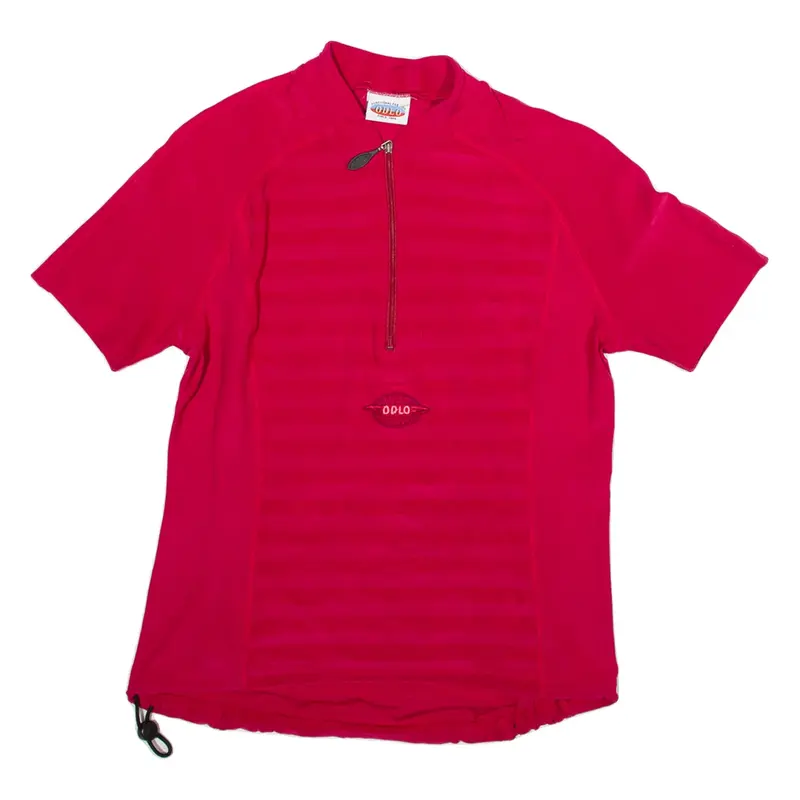 ODLO Mens Jersey Pink 1/4 Zip M