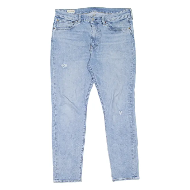 LEVI'S 512 BIG E Jeans Mens Blue Slim Tapered Stone Wash W34 L30