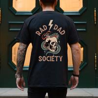Rad Dad Society T-Shirt, Cool Dad Club, Dad Life Tee, First Fathers Day Present, Daddy T-shirt, Graphic Husband Tee, Father's...