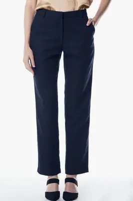 Tailoring Slim Pants in Navy Blue | Size: M | Color: Navy
