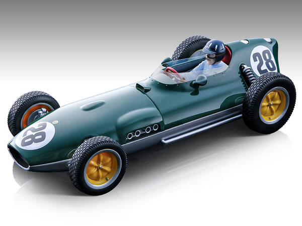 Lotus 16 #28 Graham Hill Formula One F1 British GP (1959) with Driver Figure Mythos Series Limited Edition to 70 pieces World...