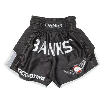 BANKS Kickboxing Mens Sports Shorts Black L W24