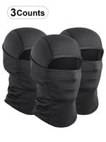 Breathable Full Face Masks, 3 Counts Quick-drying Hood Cap, Motorcycle Helmet Liner, Sports Outdoor Hiking Scarf, Cycling Fac...