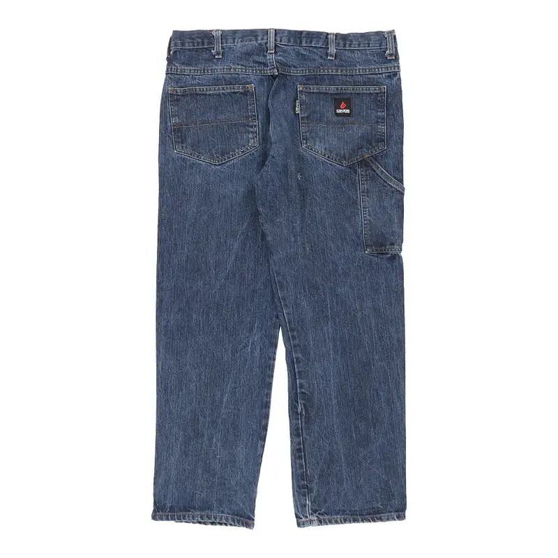 Crude Carpenter Jeans - 37W 29L Blue Cotton