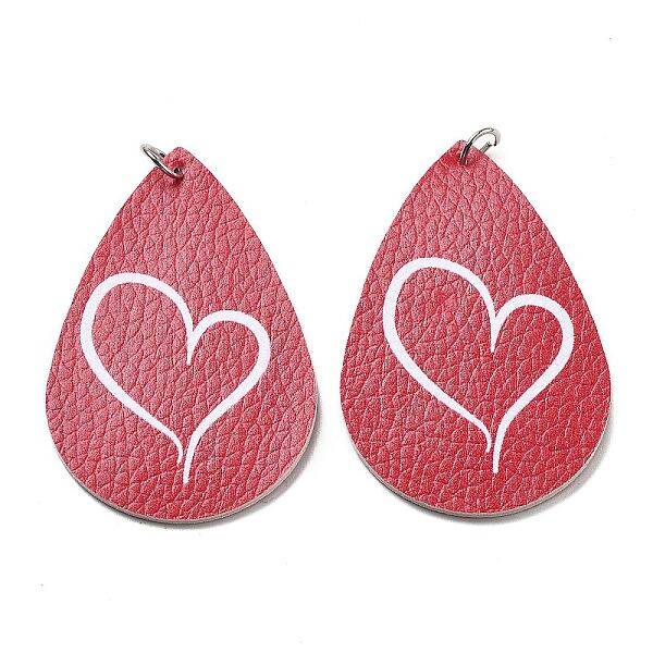 PU Leather Big Pendants
