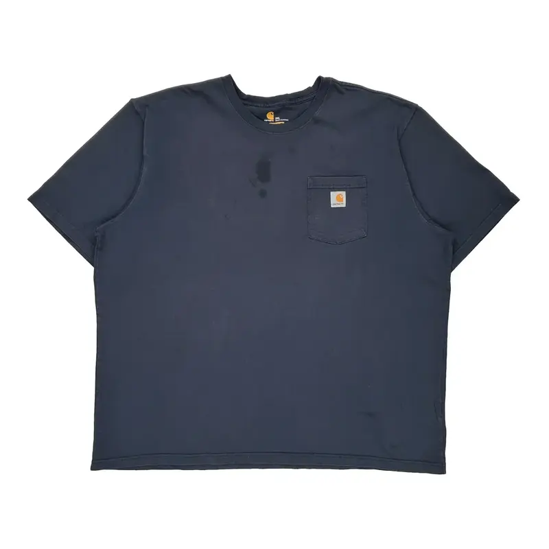 Carhartt T-Shirt - 3XL Blue Cotton