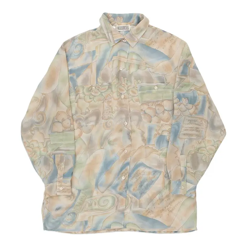 Pennyblack Patterned Shirt - Medium Multicoloured Polyester