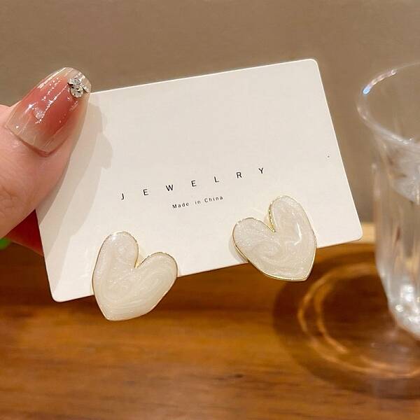 Alloy Enamel Stud Earrings