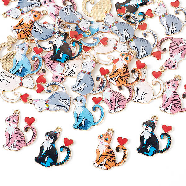 Alloy Enamel Pendants
