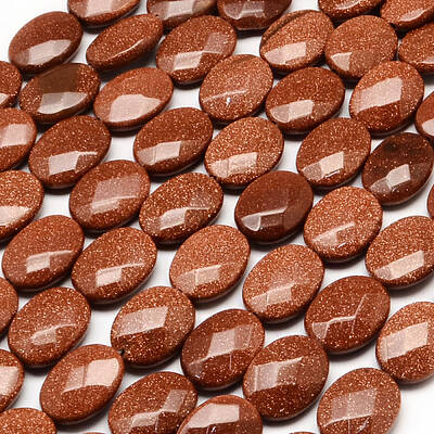 Synthetic Goldstone Beads Strands