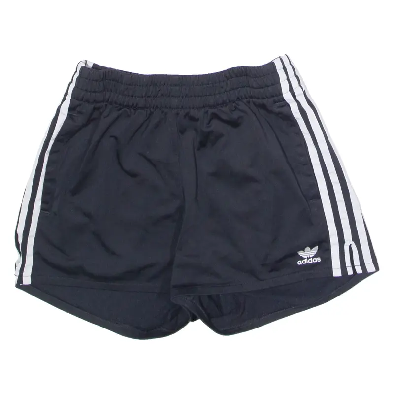 ADIDAS ORIGINALS Womens Sports Shorts Black UK 8 W24