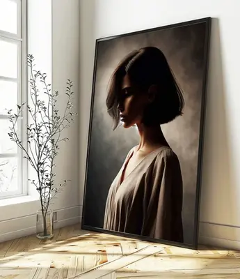 Silent Contemplation in Shadows
