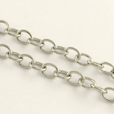 Tarnish Resistant 304 Stainless Steel Cable Chains