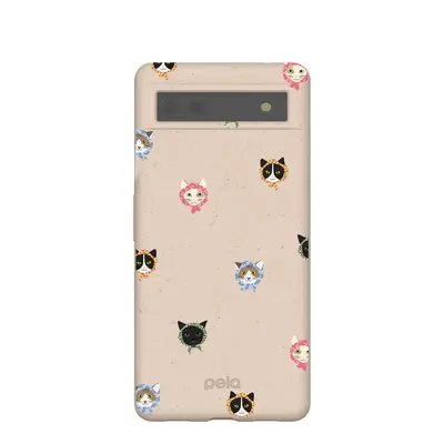 Seashell Cat Couture Google Pixel 6a Case