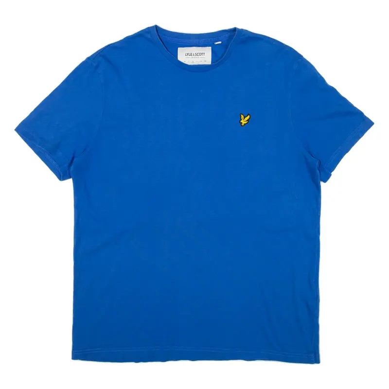 LYLE & SCOTT Mens T-Shirt Blue M