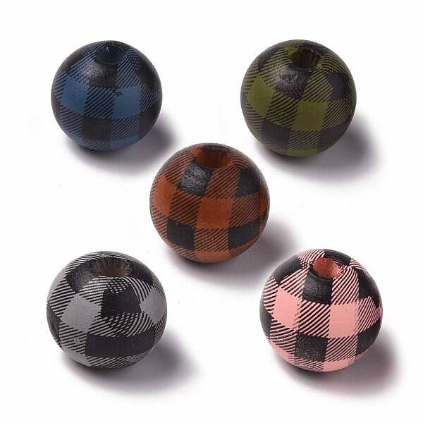 Natural Wood Large Hole Beads