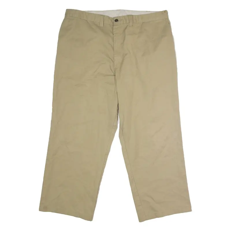 DICKIES Workwear Mens Twill Trousers Beige Regular Straight W40 L27
