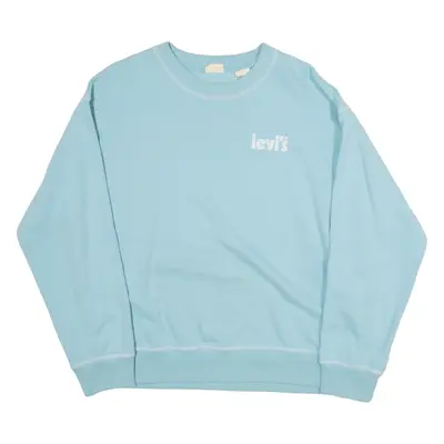 LEVI'S Womens Sweatshirt Blue M