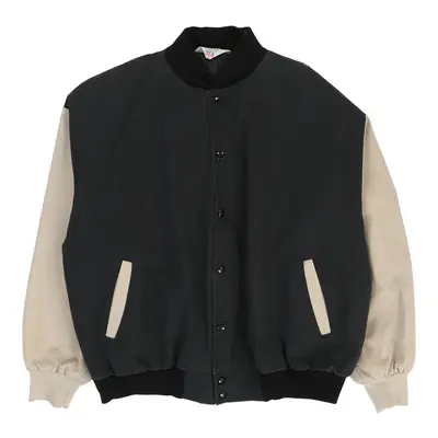 West Ark Varsity Jacket - XL Black Cotton