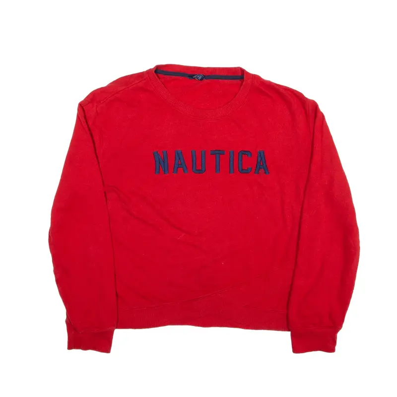 NAUTICA Sweatshirt Red Womens M