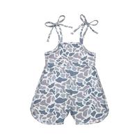 SR2827- Summer Kids Girls Camo Jumpsuit