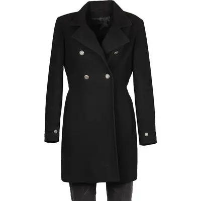 Unbranded Overcoat - Medium Black Wool