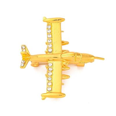 Zinc Alloy Crystal Rhinestone Brooch