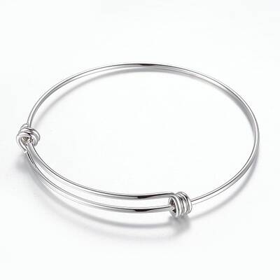 Tarnish Resistant Adjustable 304 Stainless Steel Expandable Bangle Making