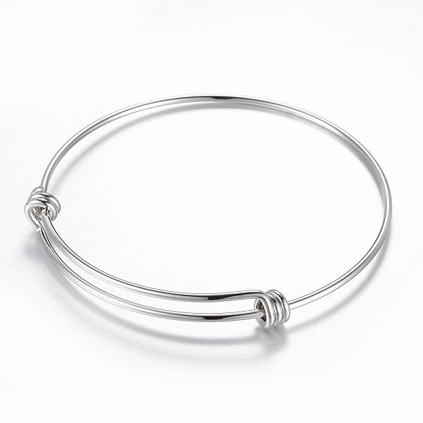 Tarnish Resistant Adjustable 304 Stainless Steel Expandable Bangle Making