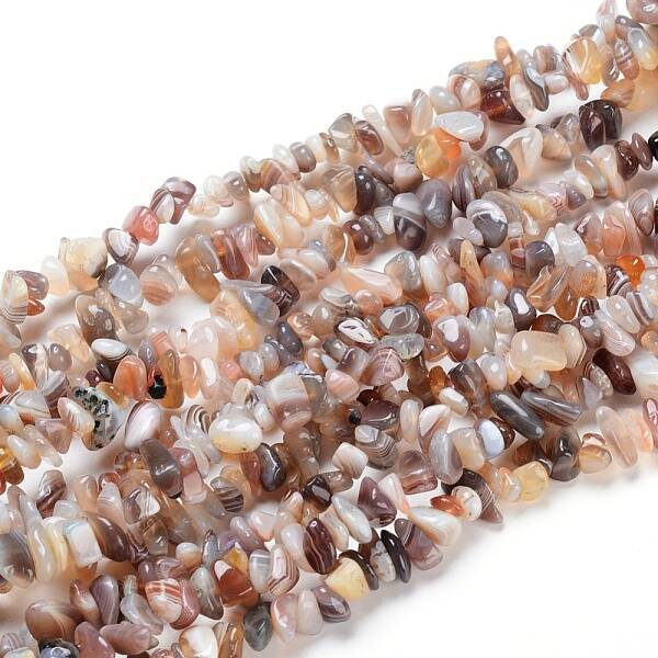 Natural Botswana Agate Beads Strands