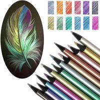 24-color Metallic Color Pencil (24pcs/set), Art Painting, Coloring, Graffiti Colorful Pens, Creative DIY Pencil, Drawing & Ar...