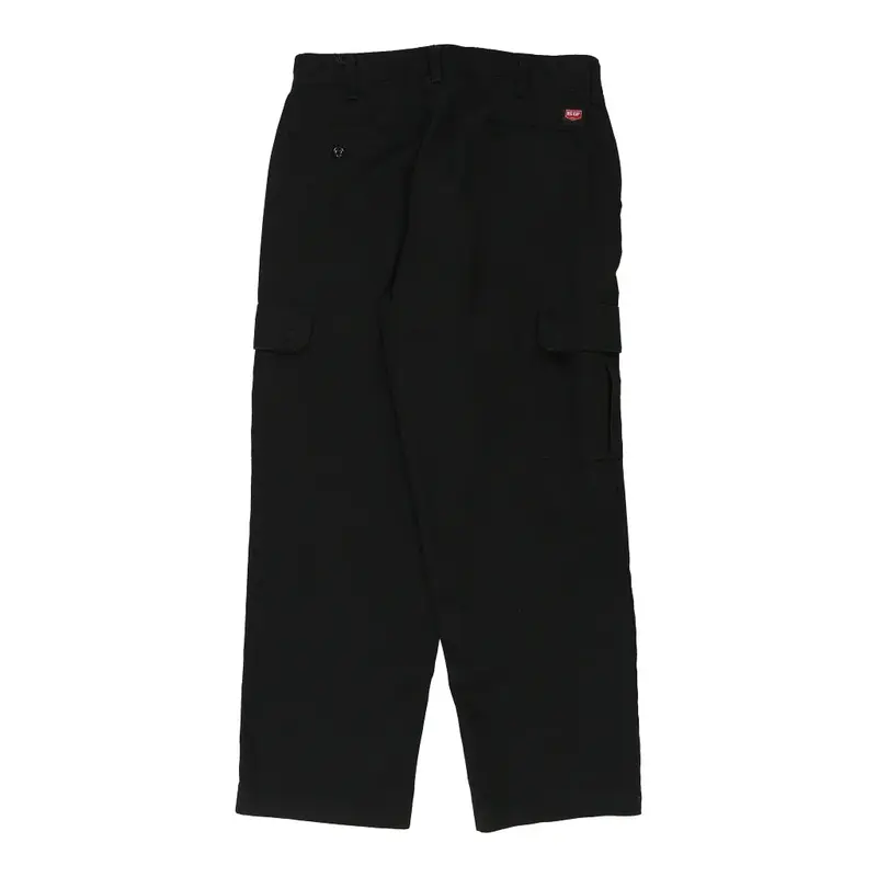 Red Kap Cargo Trousers - 34W 29L Black Cotton Blend
