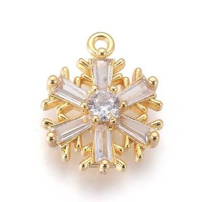 Brass Cubic Zirconia Pendants