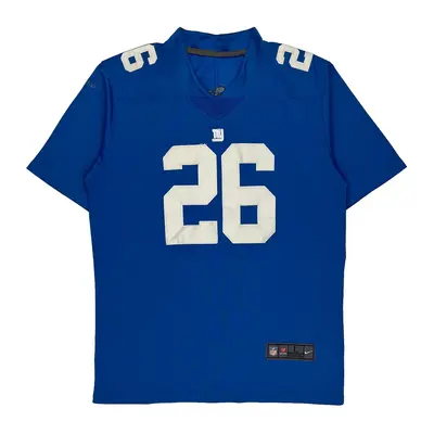 New York Giants Nike Nfl Jersey - Large Blue Polyester