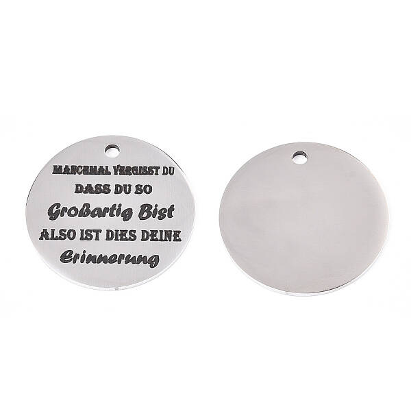 Non-Tarnish 201 Stainless Steel Pendants