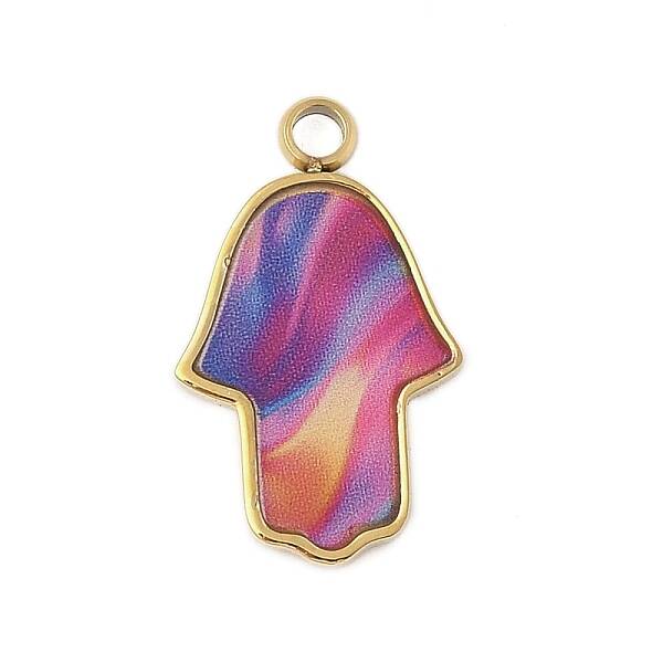 304 Stainless Steel Enamel Pendants