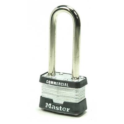 Master Lock Laminated Steel Padlock, Rekeyable, 5-Pin Tumbler, Zero Bitted, Body Width: 1-3/4 (44Mm), Shackle Length: 2-1/2...