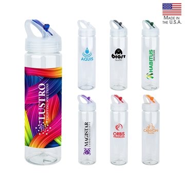 75 Promotional NEWPORT II 25 oz PET Bottle with Flip Spout - USA ...