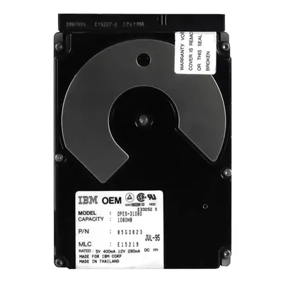 85G3623 IBM 1GB Ultra SCSI 5400 3.5-inch 512KB Hard Drive